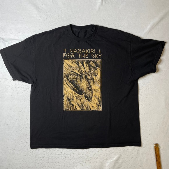 Harakiri For The Sky Other - Harakiri For The Sky Graphic T-Shirt Mens 2XL‎ Black Post-Black Metal Band Tee